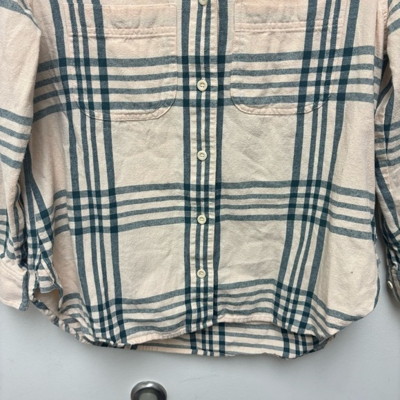 MADEWELL Oversized Ex-Boyfriend Swing Shirt in Windowpane - Picture 7 of 11